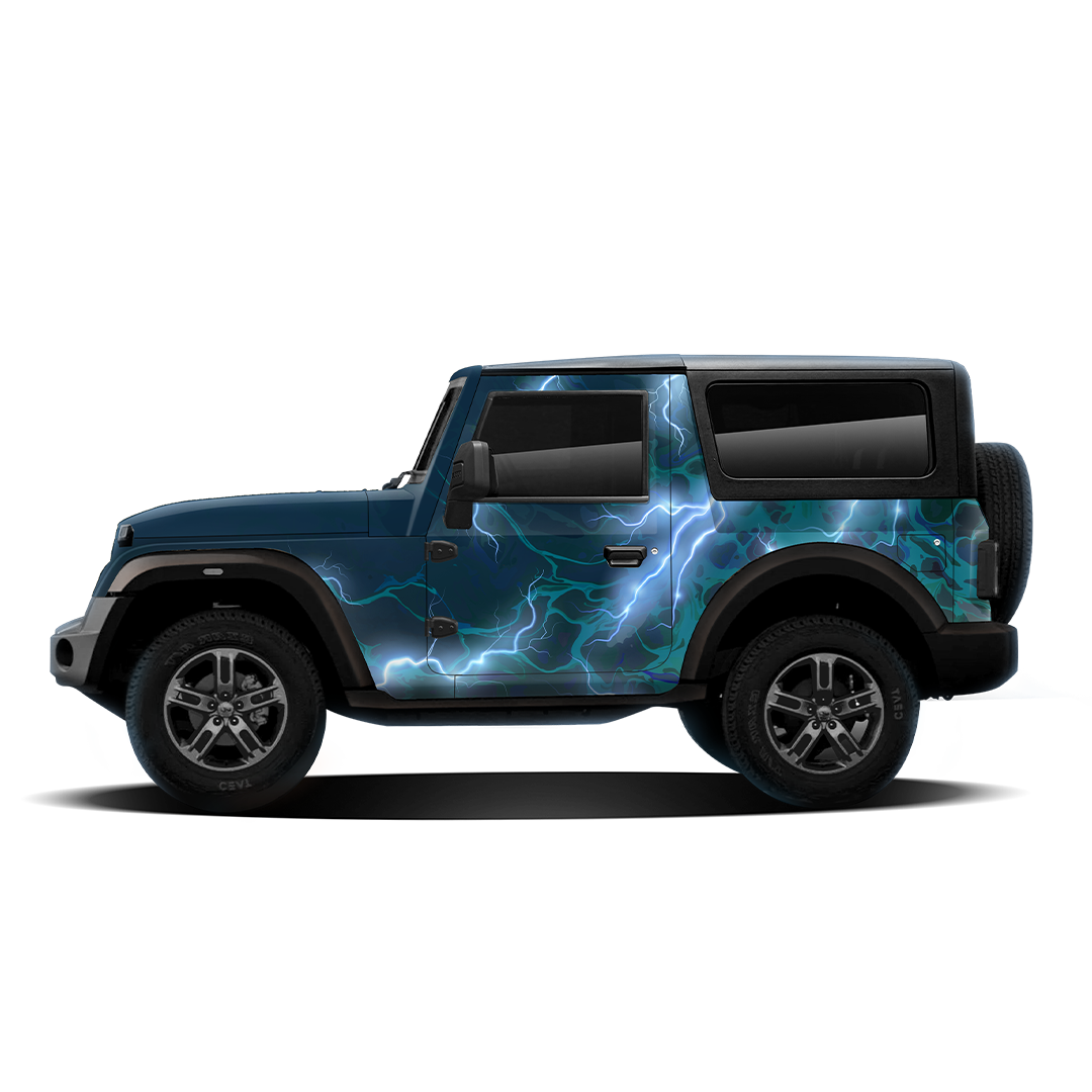 IDE ONE OFF EDITION - Thunder Edition for Mahindra Thar (Aquamarine)