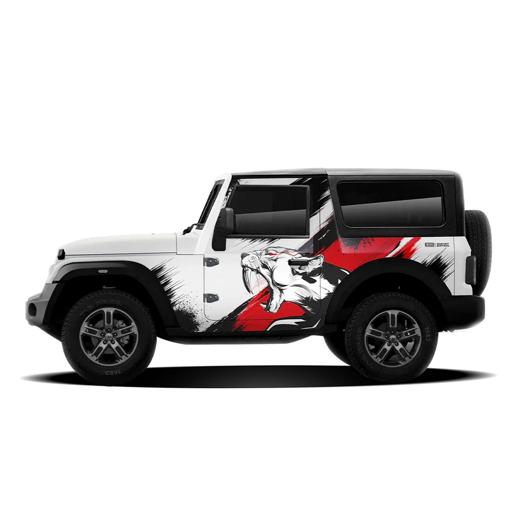 Tiger Edition Graphics for Mahindra Thar | IDE One Off Edition– Focus ...