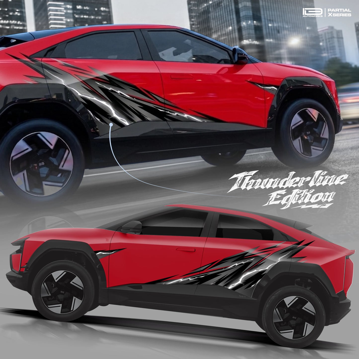 IDE Partial X Series – Thunderline Edition | Mahindra BE6
