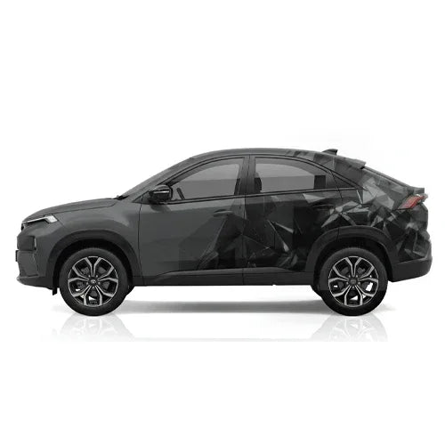 Shatter Strike Edition Graphics for Tata Curvv grey