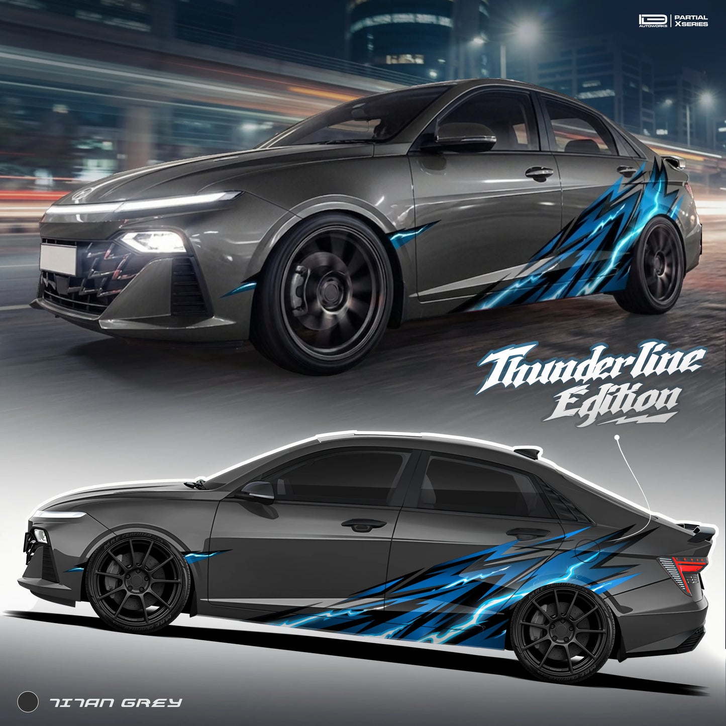 IDE Partial X Series – Thunderline Edition | Hyundai Verna