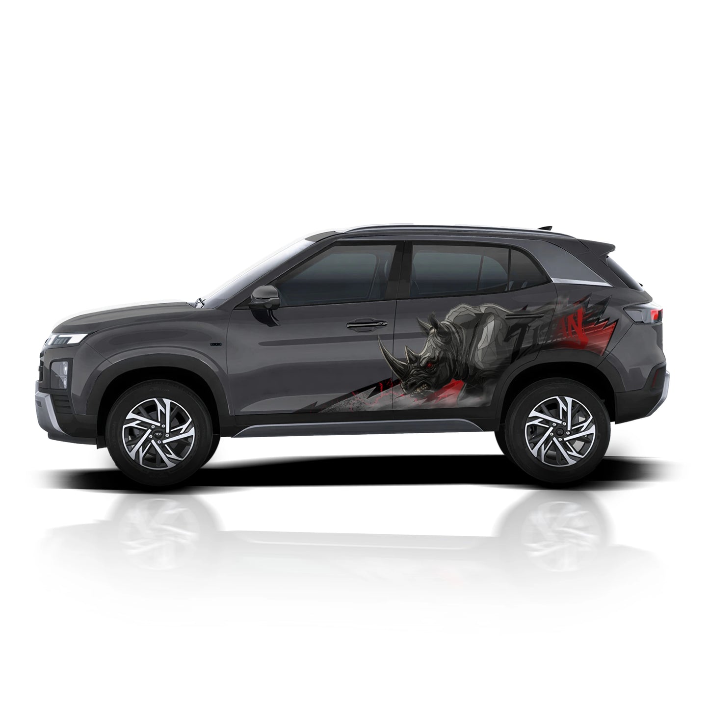 Rhino Edition Graphics for Hyundai Creta IDE Partial X Series