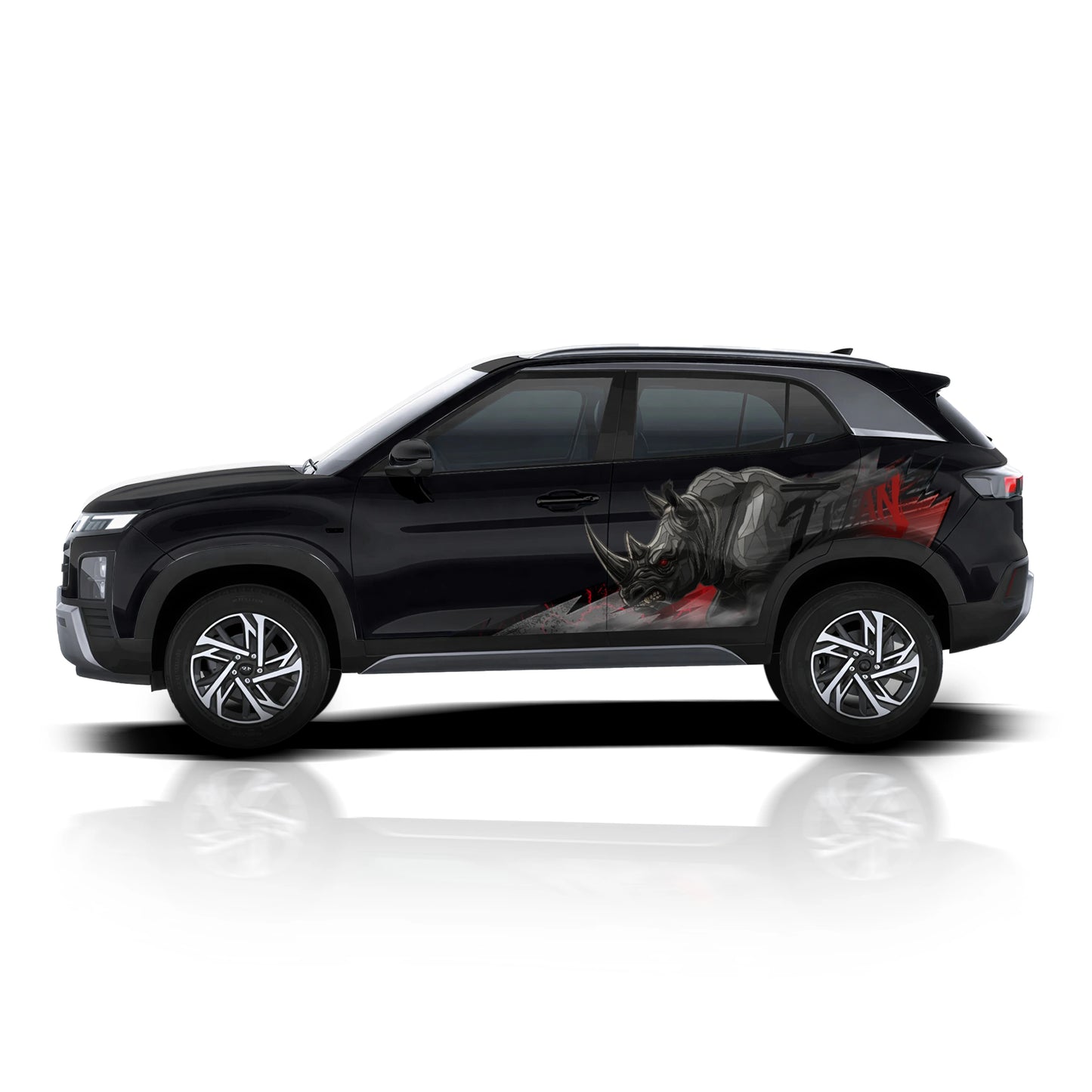 Rhino Edition Graphics for Hyundai Creta IDE Partial X Series