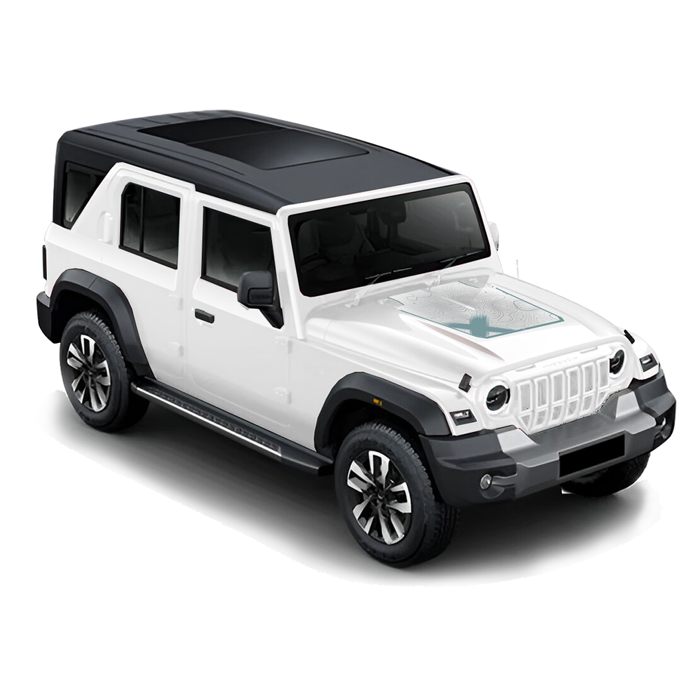 VentureX Edition Graphics for Mahindra Thar Roxx IDE Graphics Series