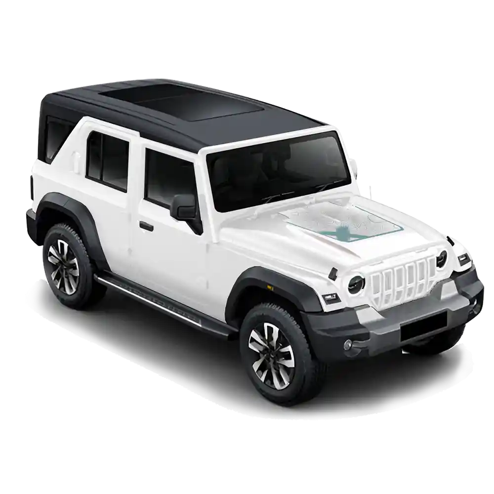 VentureX Edition Graphics for Mahindra Thar Roxx IDE Graphics Series