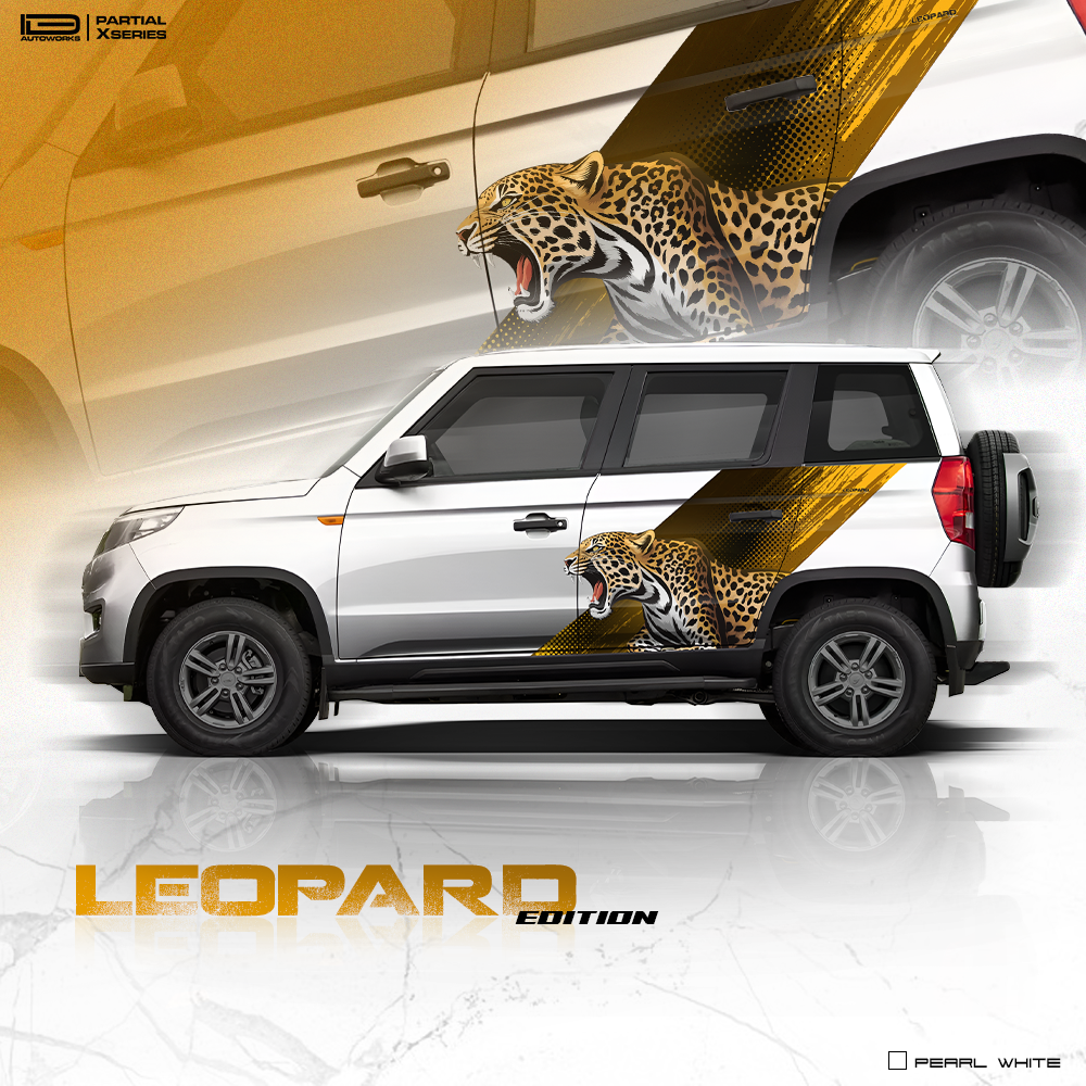 Leopard Edition Graphics for Mahindra Bolero Neo IDE Graphics Series