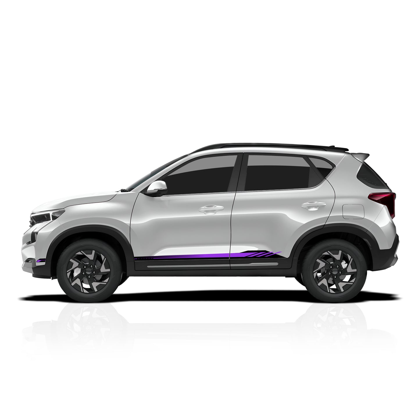IDE GRAPHICS SERIES - Magnum Edition for Kia Sonet (Glacier Pearl White)