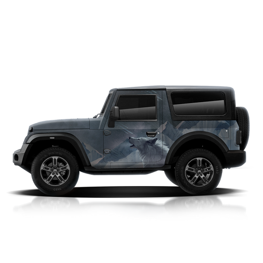 IDE ONE OFF EDITION - Wolf Edition for Mahindra Thar (Deep Grey)