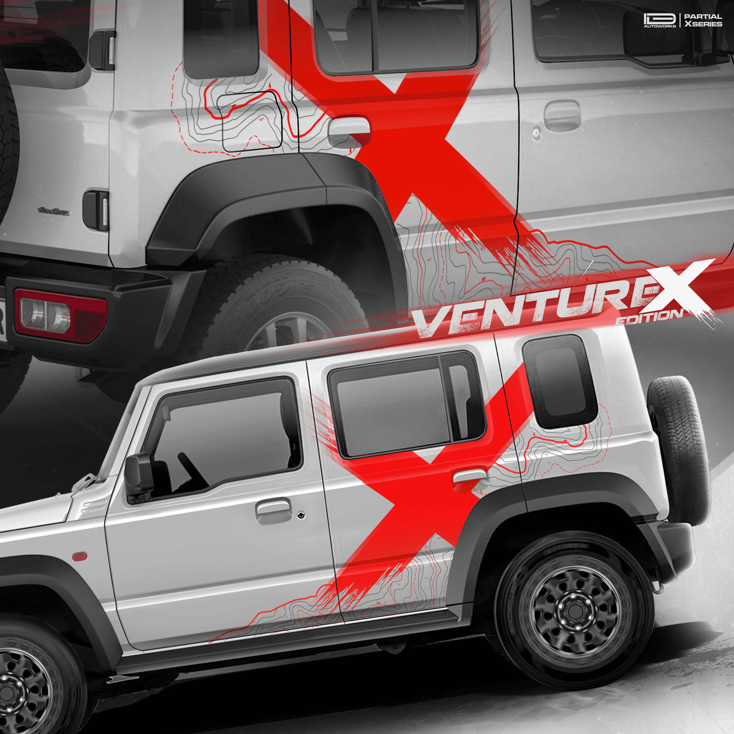 VentureX Edition Graphics for Maruti Jimny