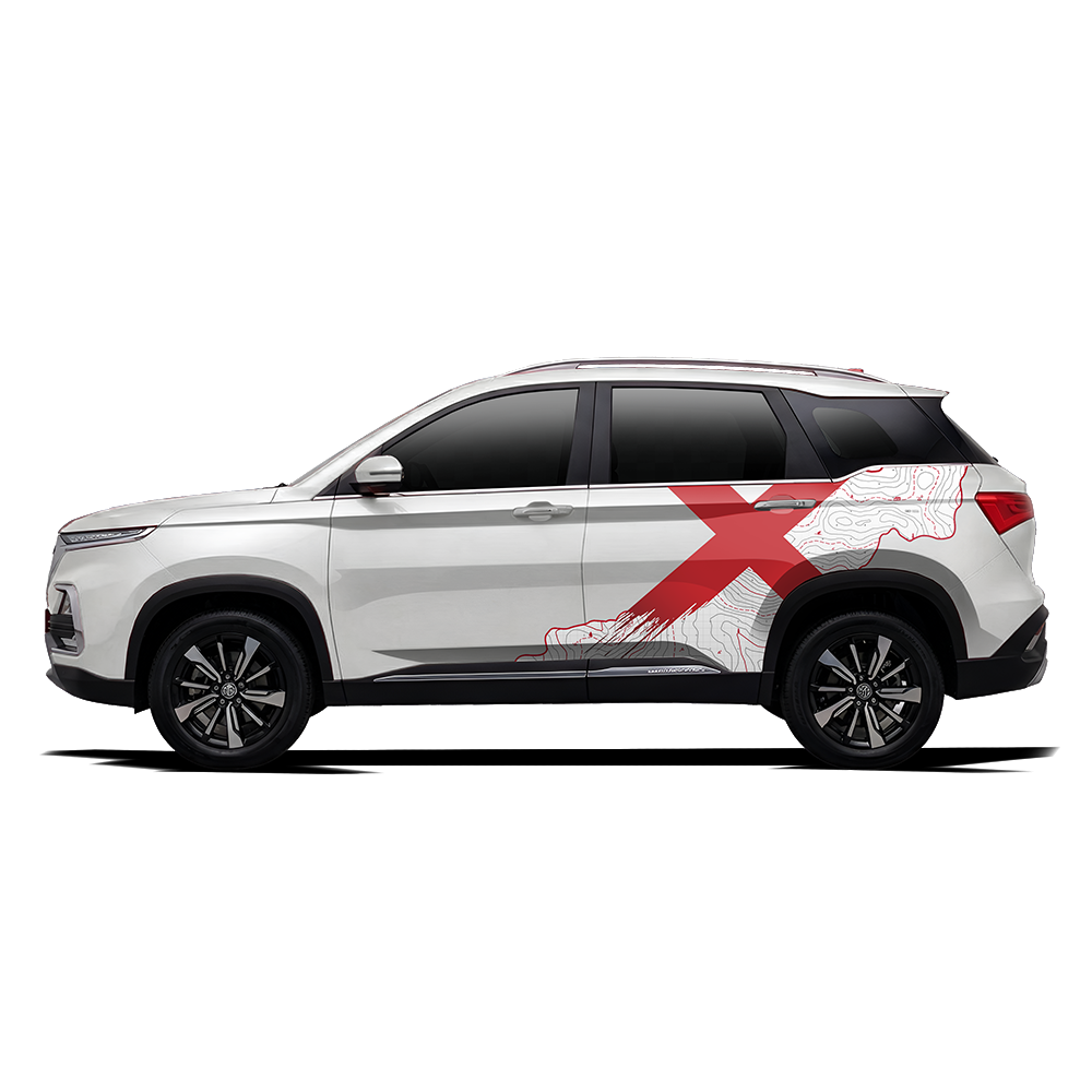 VentureX Edition Graphics for MG Hector white