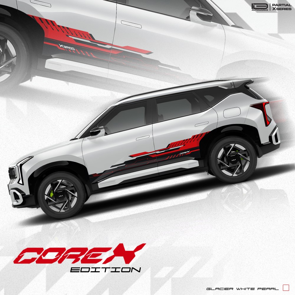 IDE Partial X Series – Corex Edition Kia Seltos 2026-white