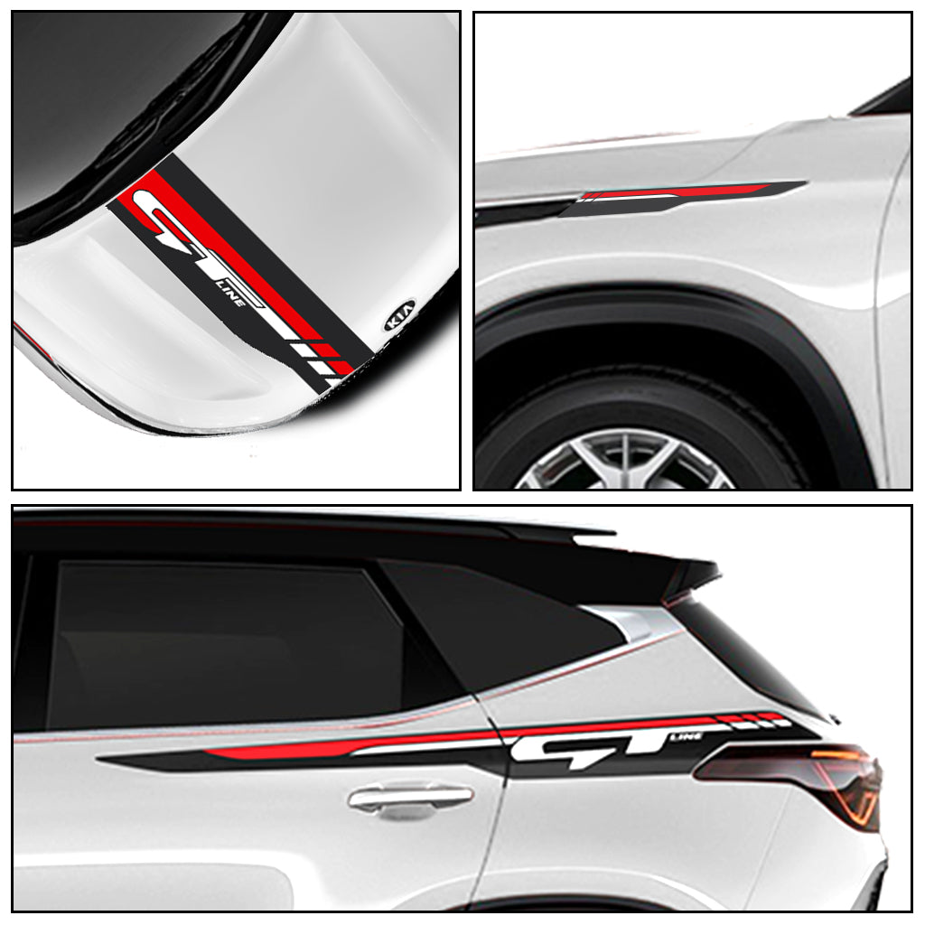IDE GRAPHICS SERIES / GT EDITION / KIA / SELTOS (Glacier Pearl White)