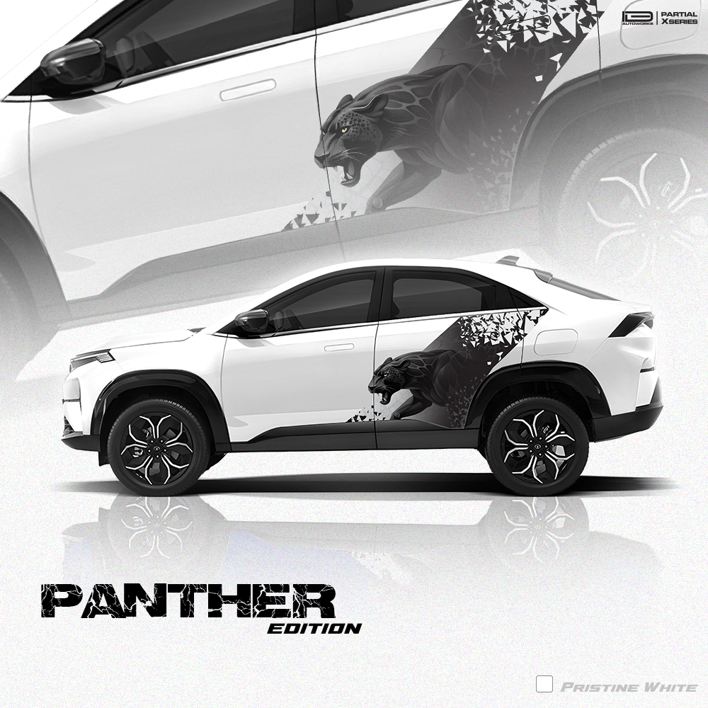 Panther Edition Graphics for Tata Curvv IDE Partial X Series