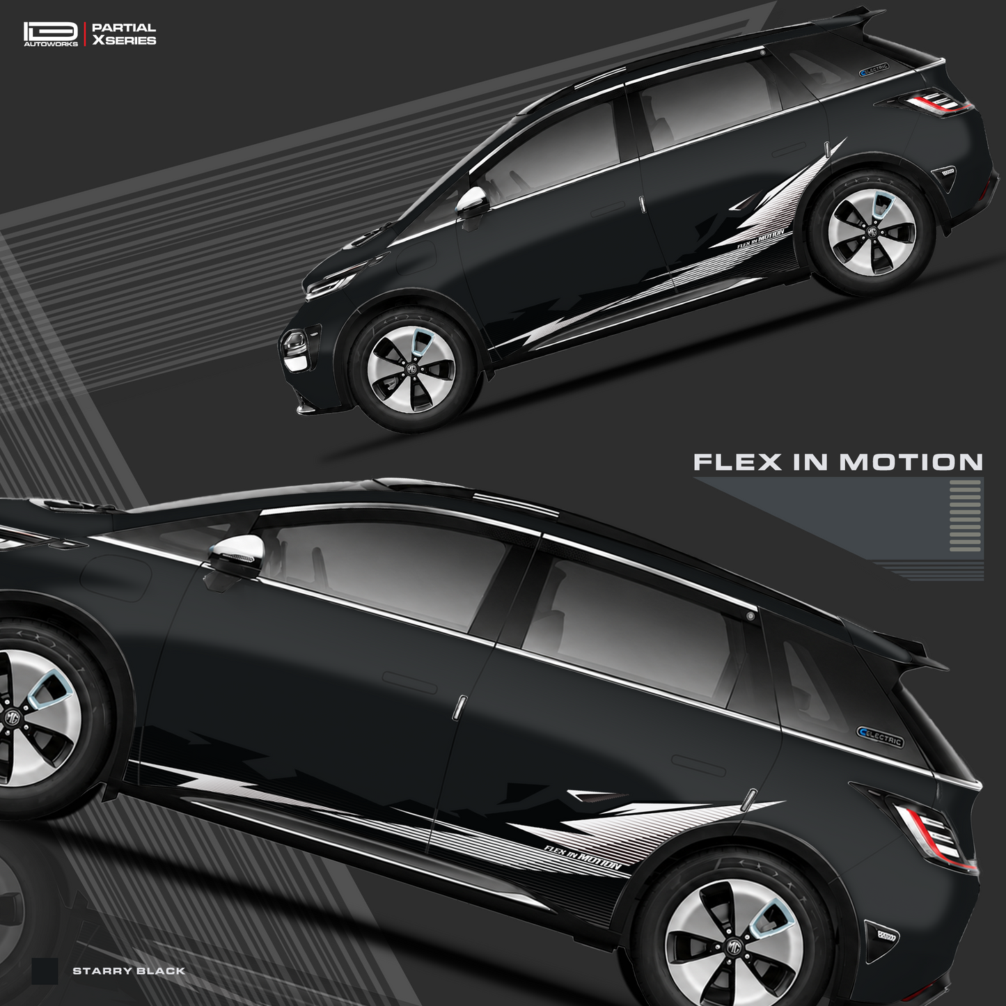 Flex in Motion Edition Graphics for MG Windsor IDE Graphics Series