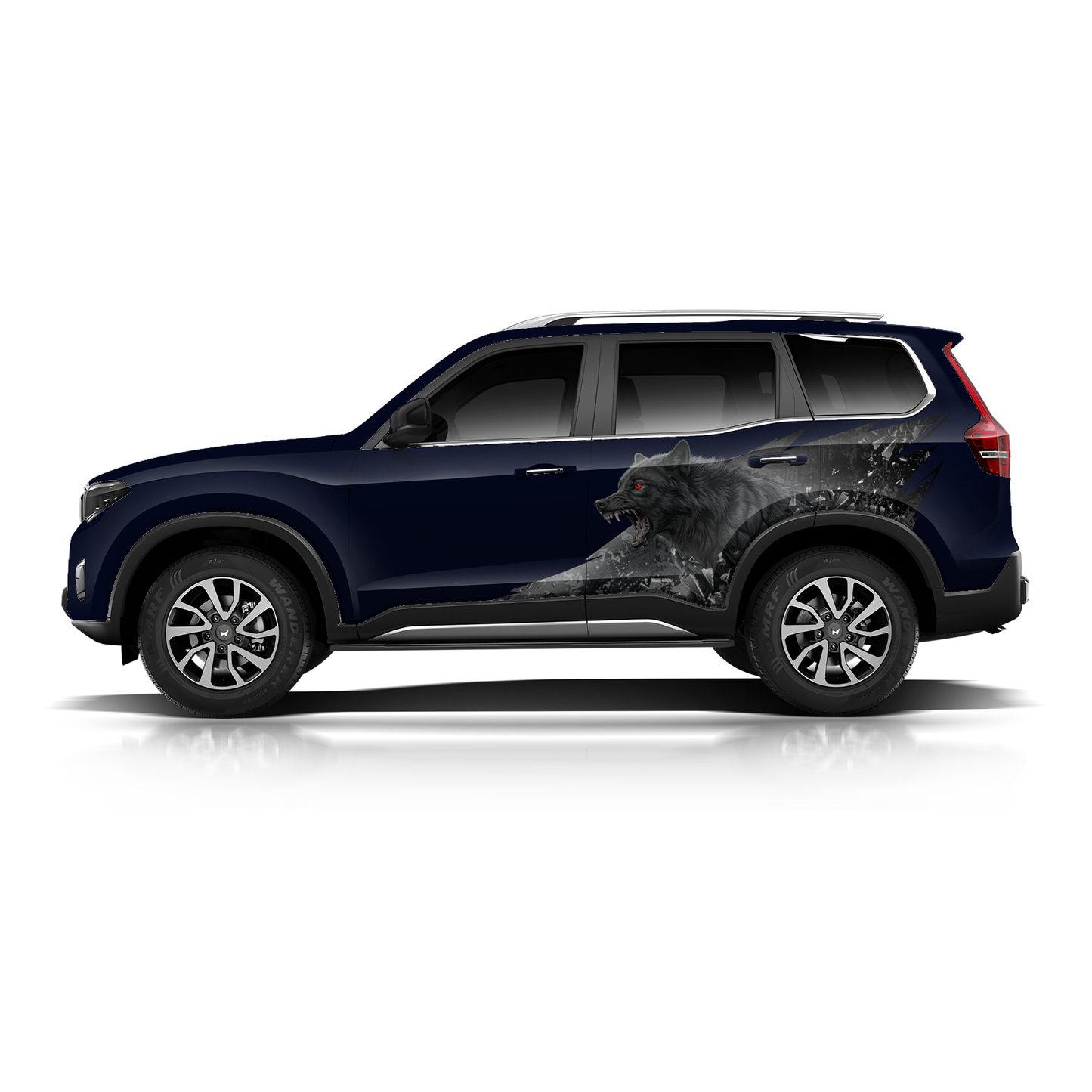 Wolf Edition Car Graphics for Mahindra Scorpio-N  IDE Graphics Series