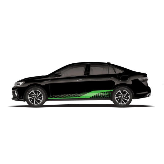 Aero Edition Graphics for Volkswagen Virtus black