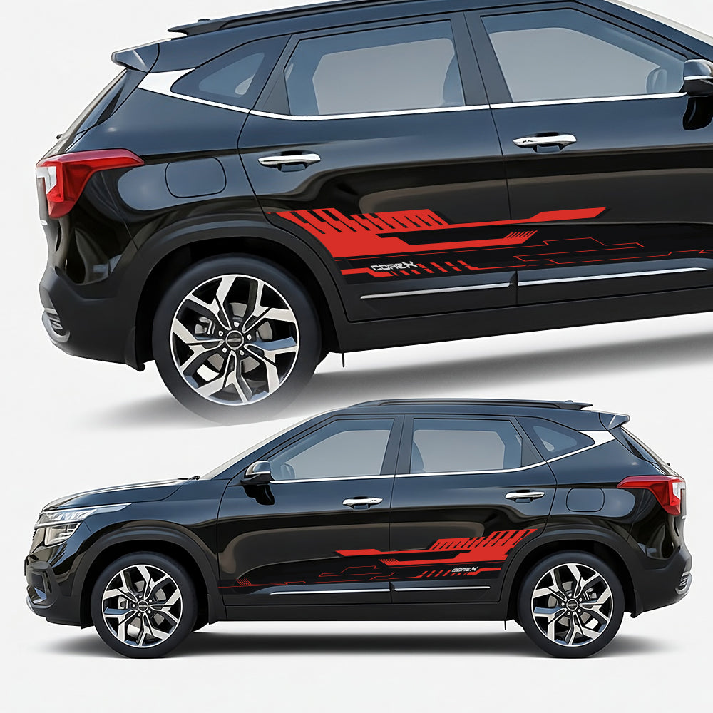 CoreX Edition Graphics for Kia Seltos black