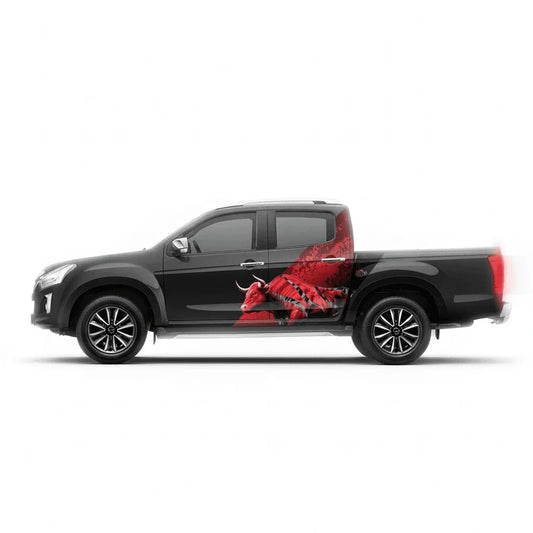 Bull Edition Graphics for Isuzu V Cross black