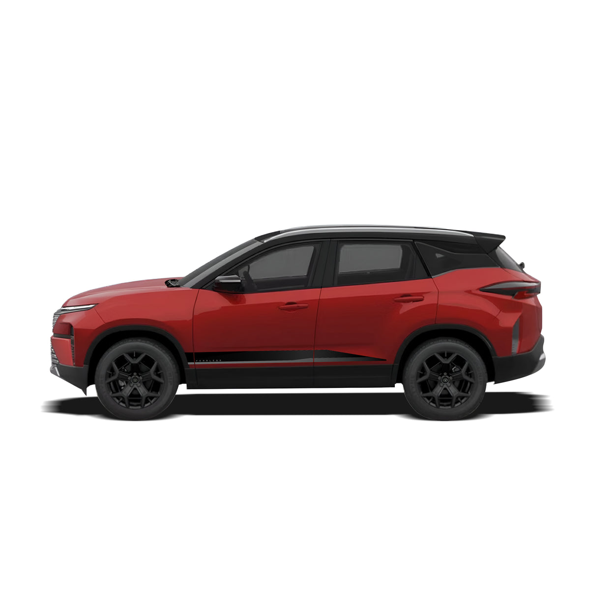 Tata Harrier Car graphics Fearless Edition For Fearless red Color