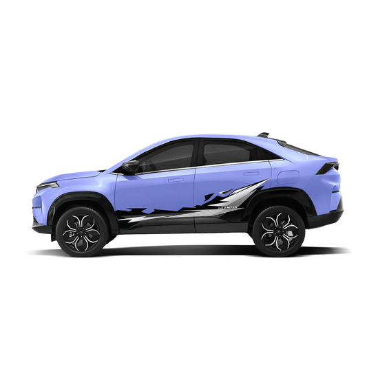 Flex in Motion Edition Graphics for Tata Curvv.EV blue