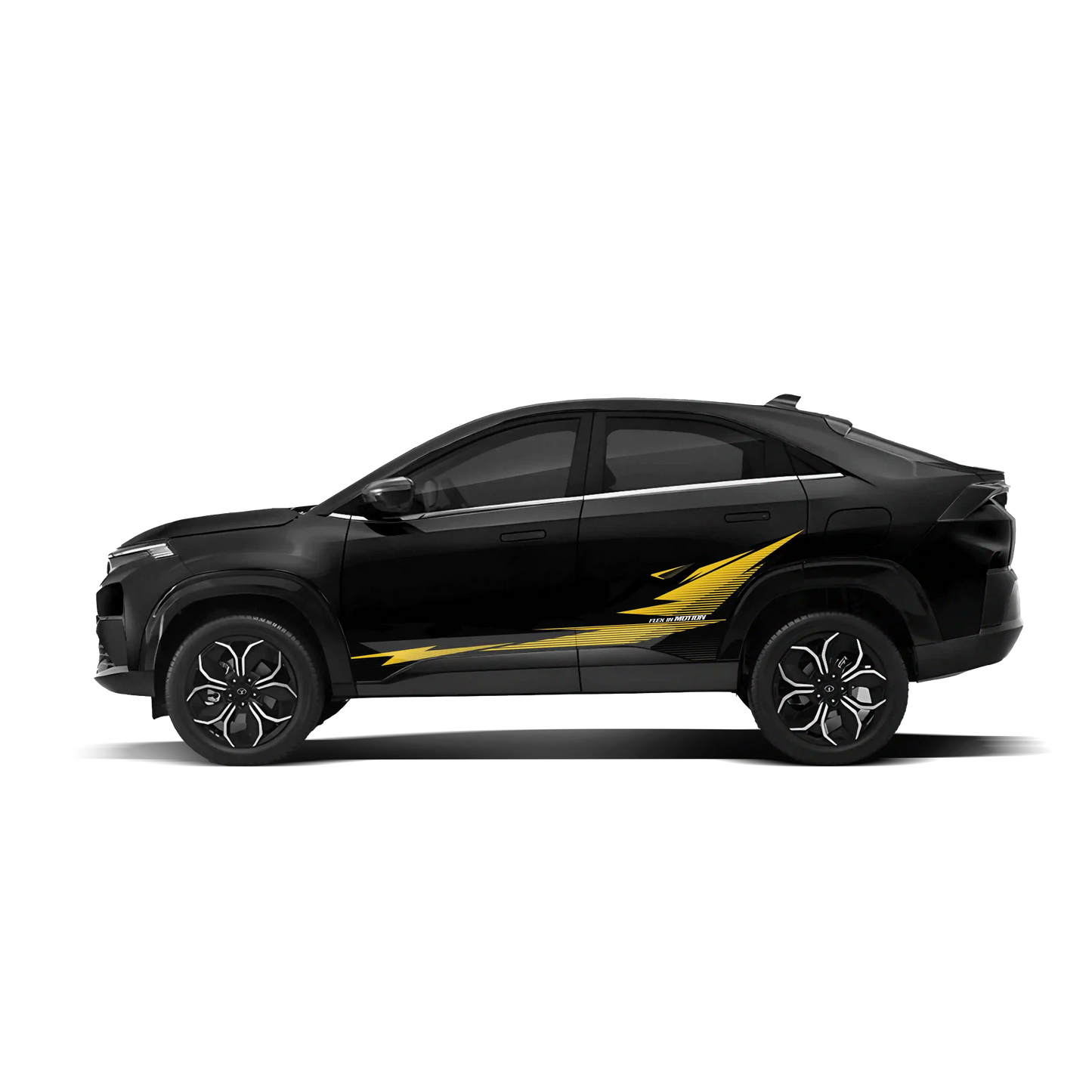 Flex in Motion Edition Graphics for Tata Curvv blue