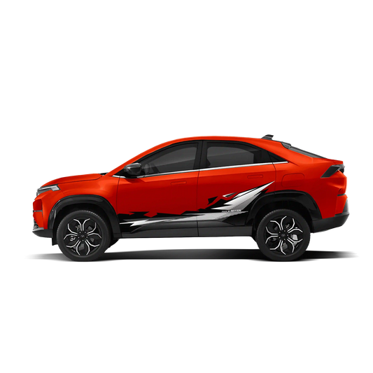 Flex in Motion Edition Graphics for Tata Curvv blue