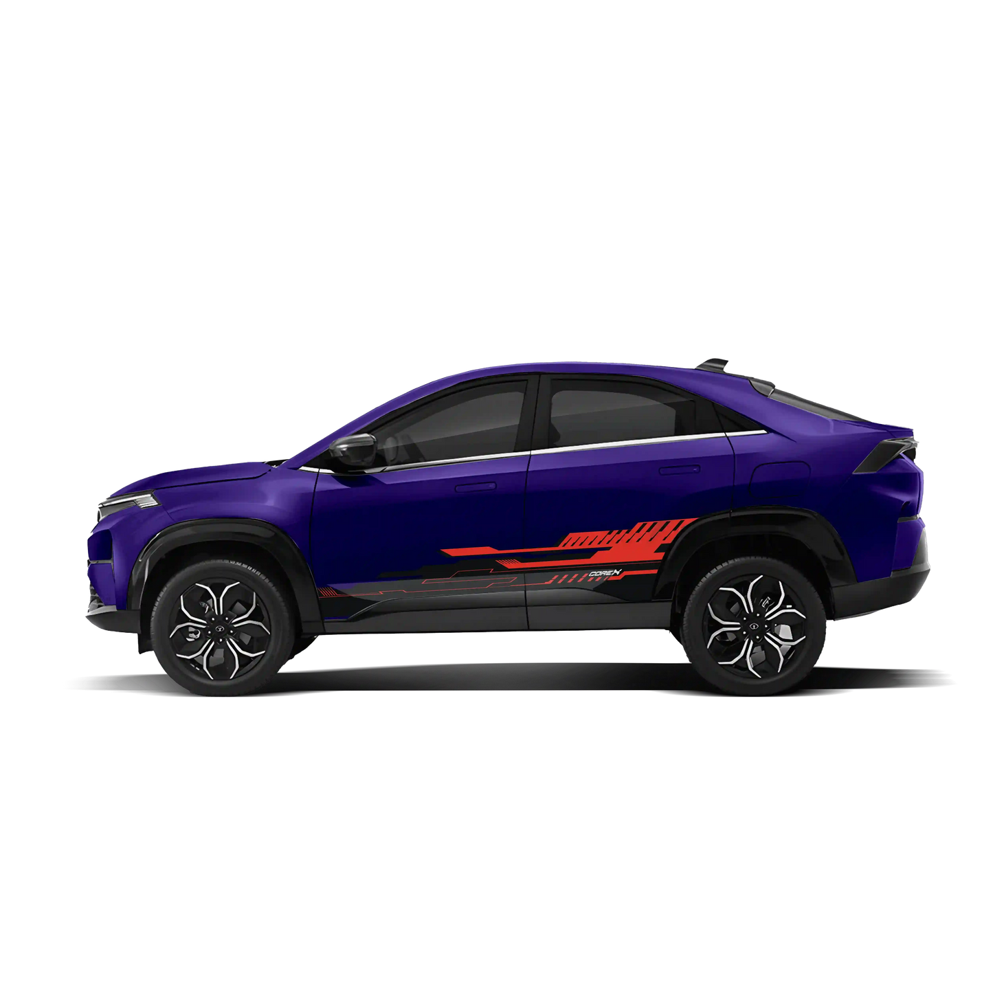 CoreX Edition Graphics for Tata Curvv black