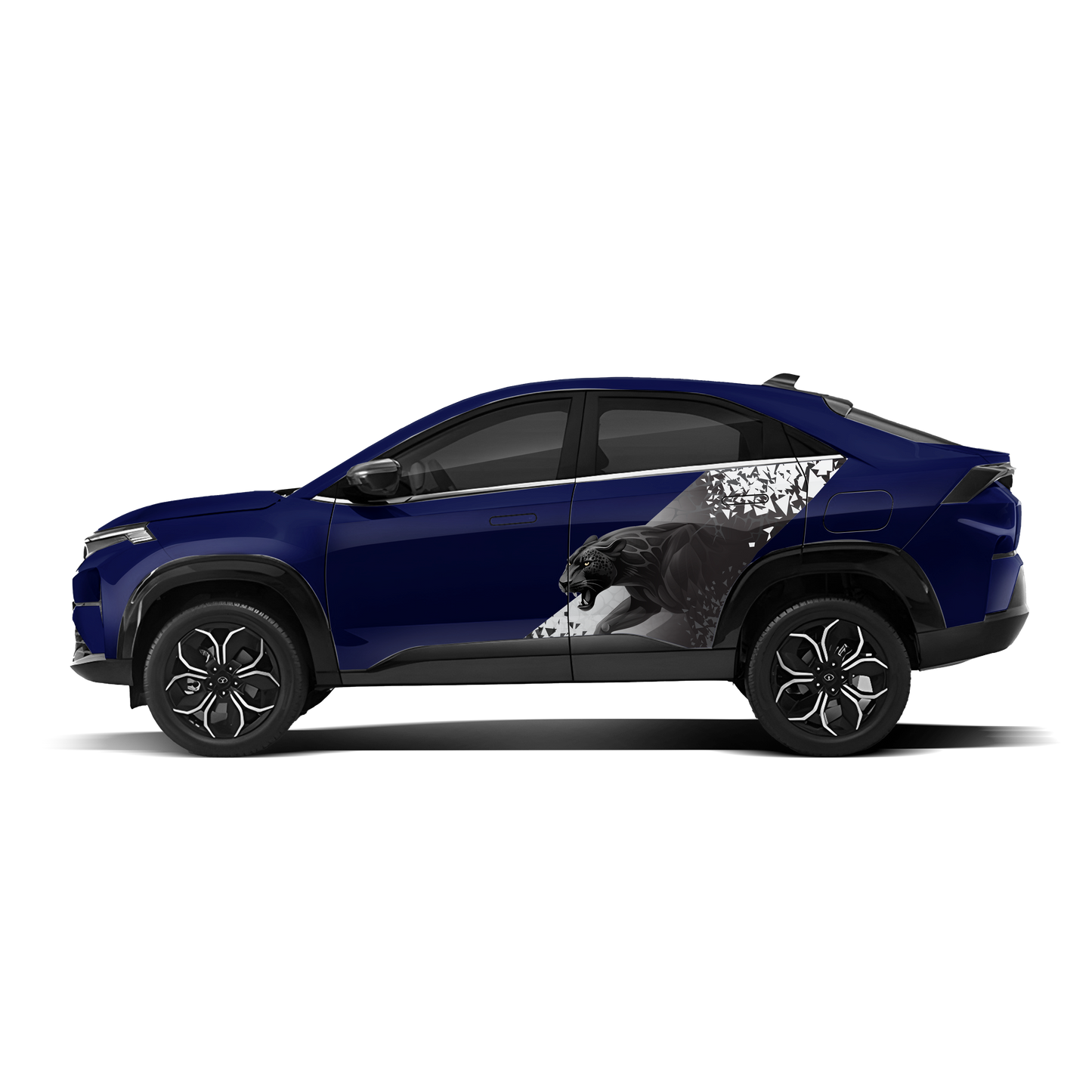 Panther Edition Graphics for Tata Curvv IDE Partial X Series
