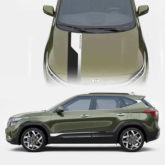 Magnum Edition Graphics for Kia Seltos green