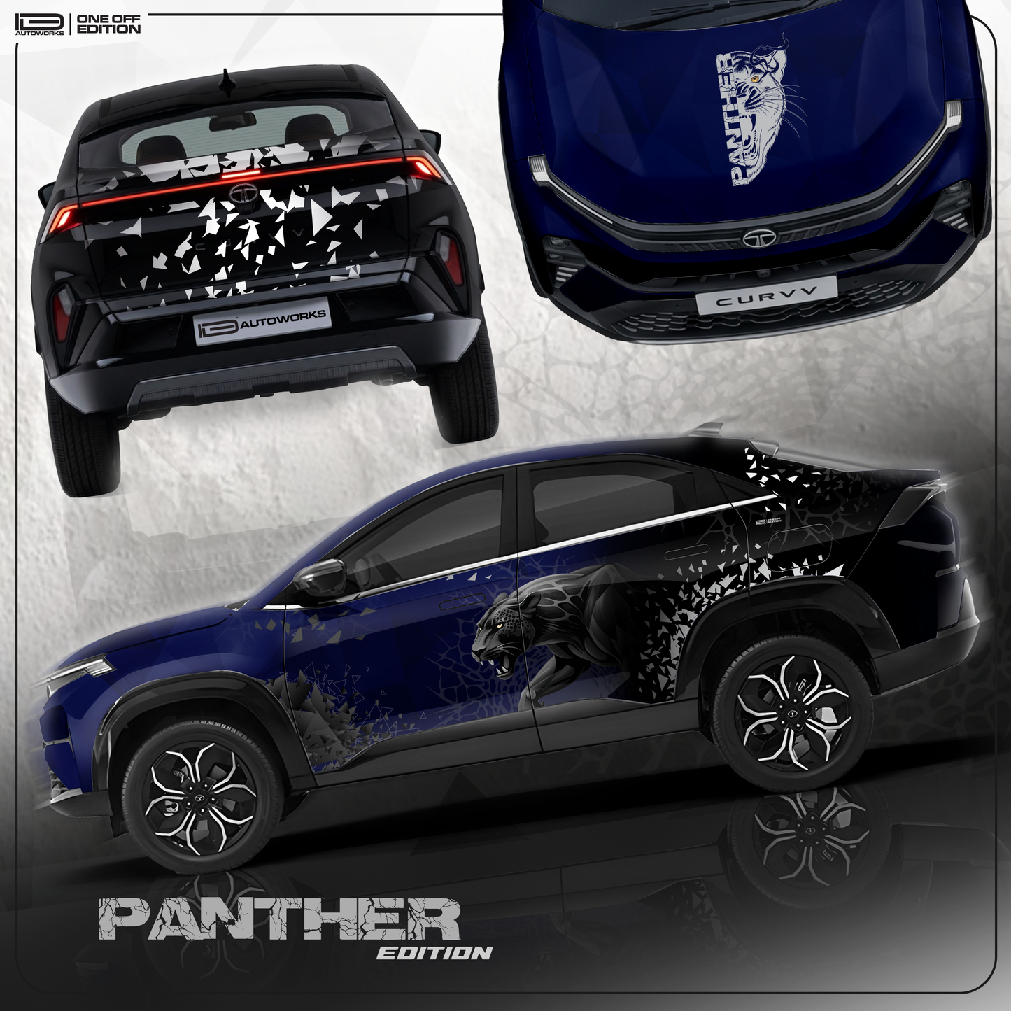 Panther Edition Graphics for Tata Curvv IDE One-Off Series