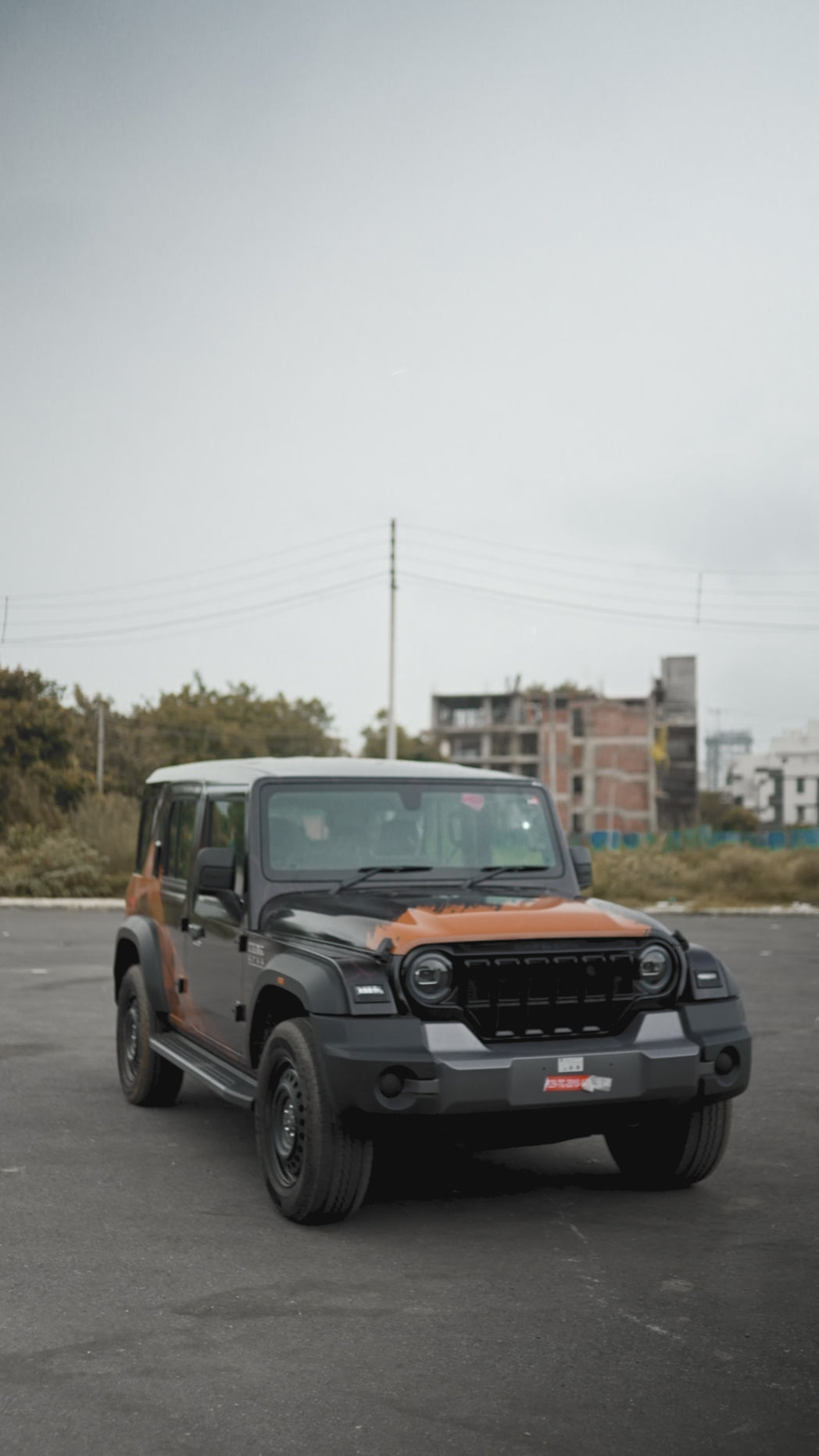 Sandstorm Edition for Mahindra Thar Roxx black