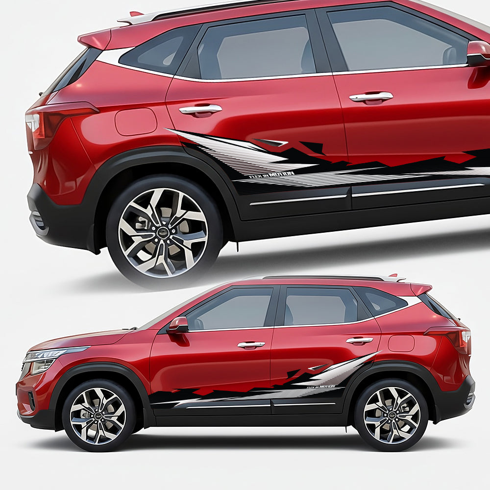 Flex in Motion Edition Graphics for Kia Seltos red