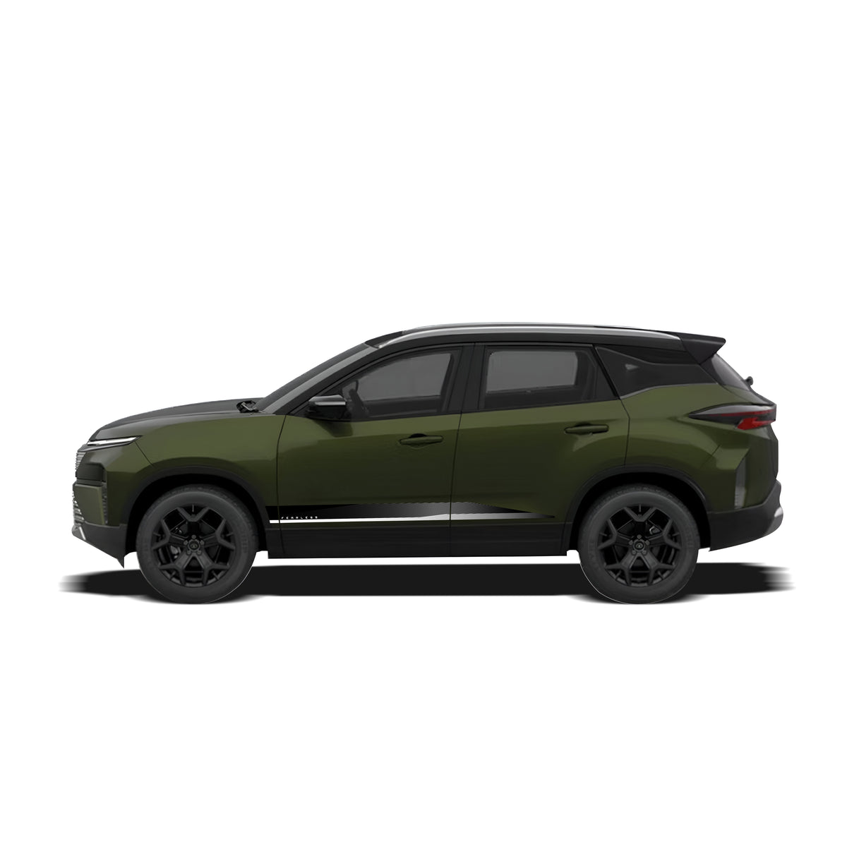 Tata Harrier Car graphics Fearless Edition For Seaweed Green Color