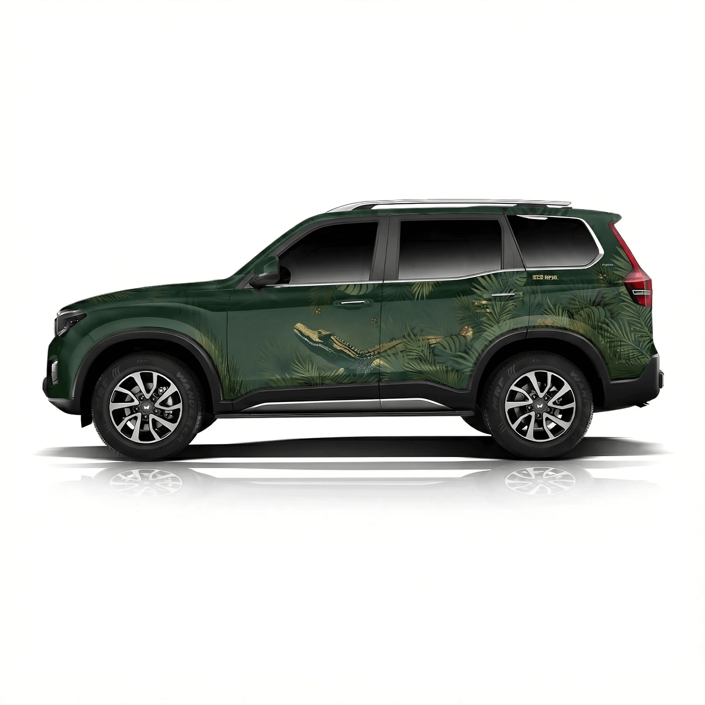 Safari Edition Graphics for Mahindra Scorpio N green