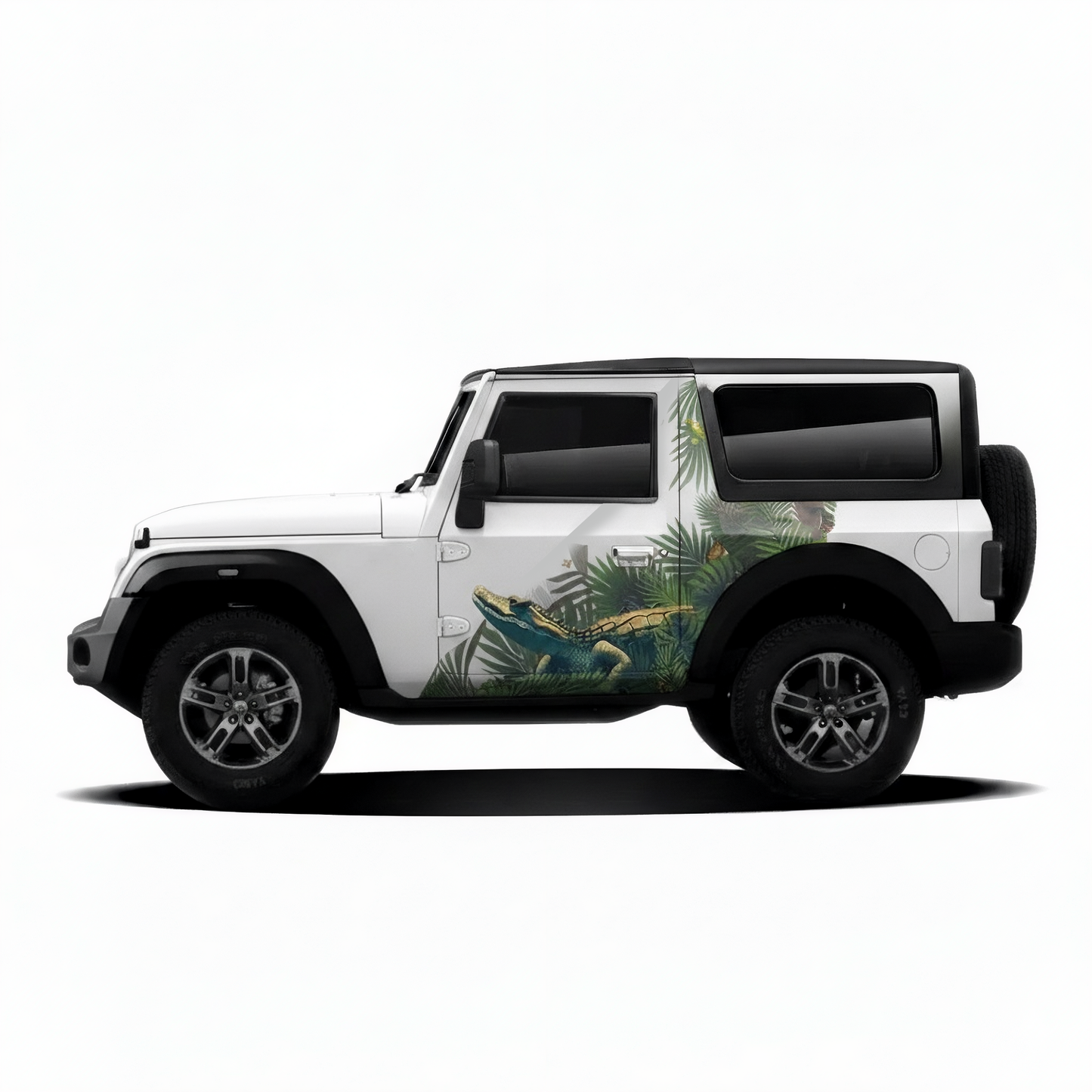 Safari Edition Graphics for Mahindra Thar white