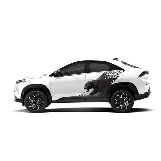 Panther Edition Graphics for Tata Curvv IDE Partial X Series