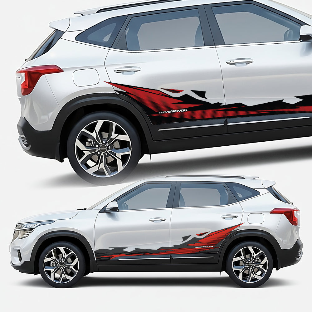 Flex in Motion Edition Graphics for Kia Seltos white