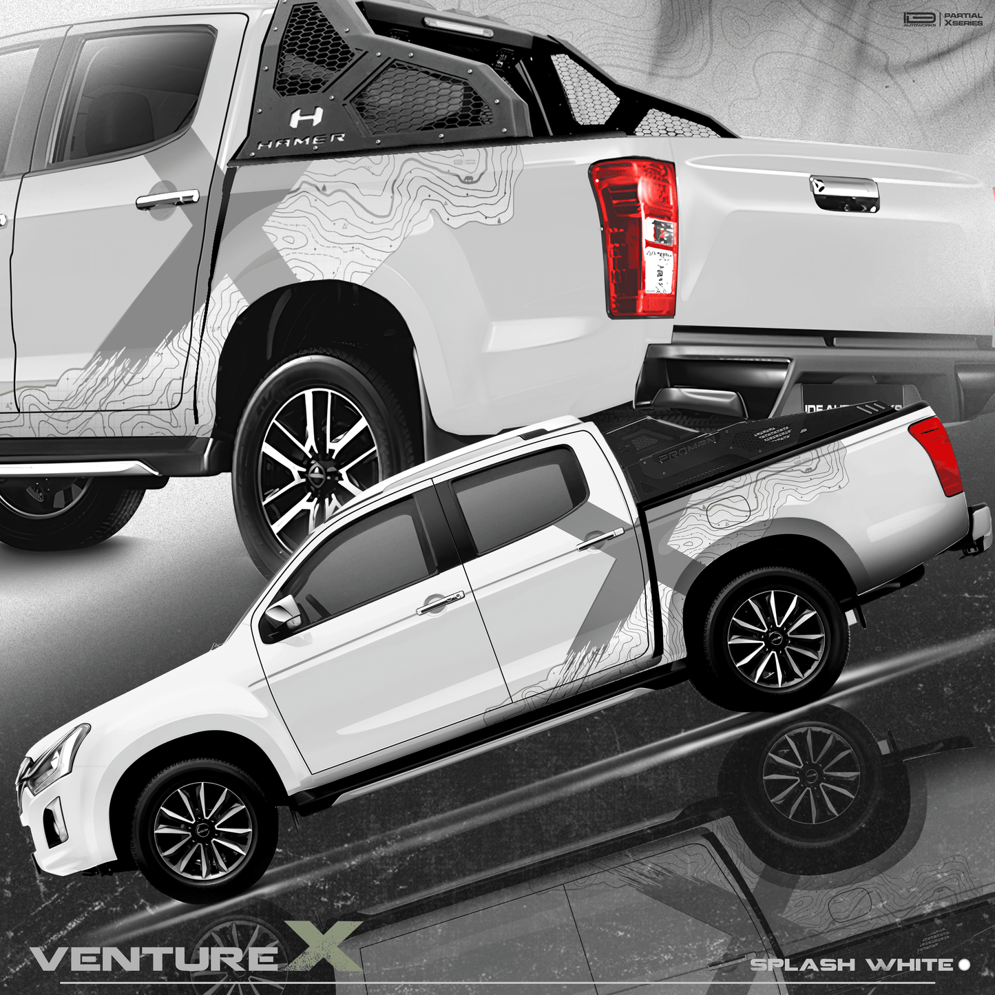 VentureX Edition Graphics for Isuzu V Cross IDE Graphics Series