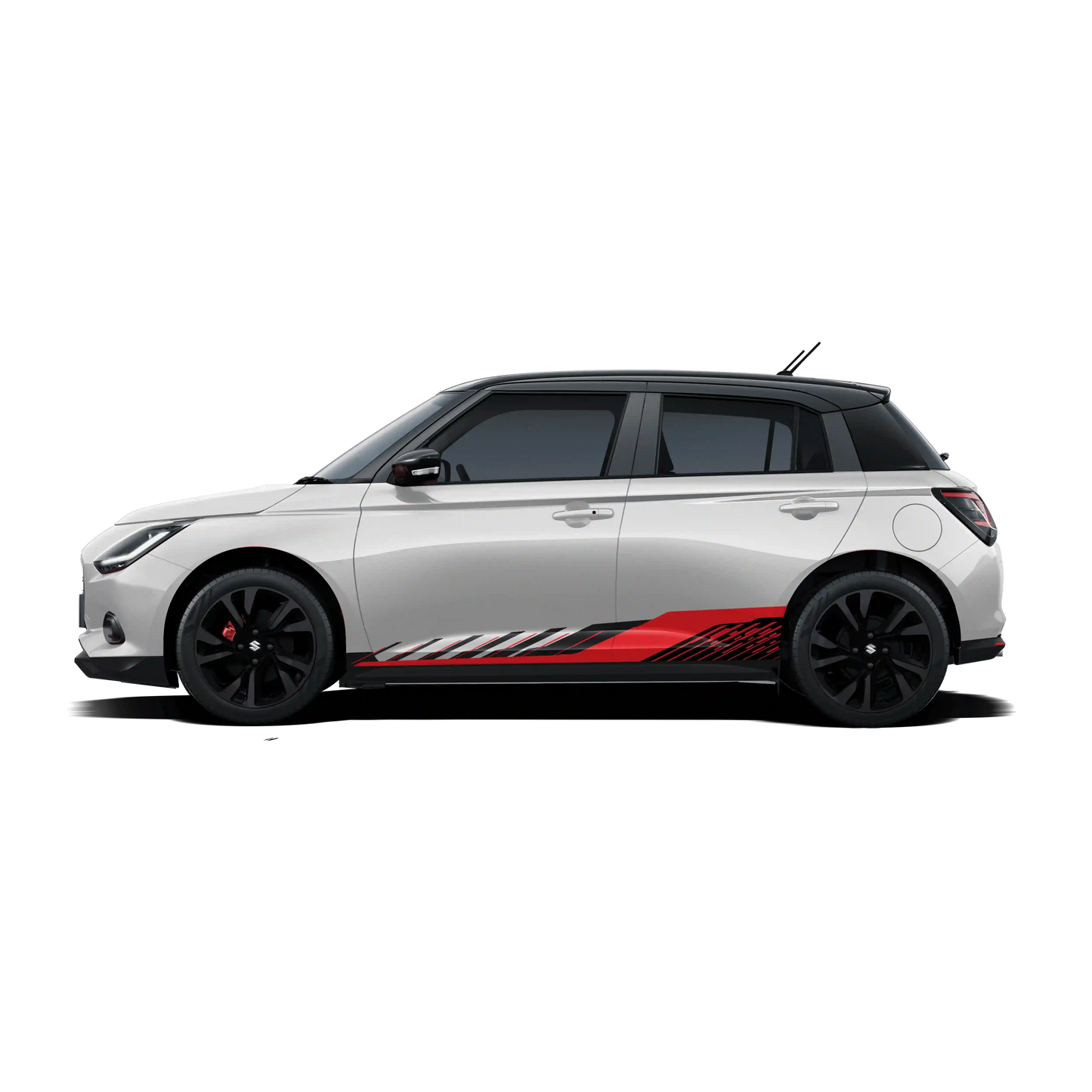 Aero Edition Graphics for Maruti Suzuki Swift red